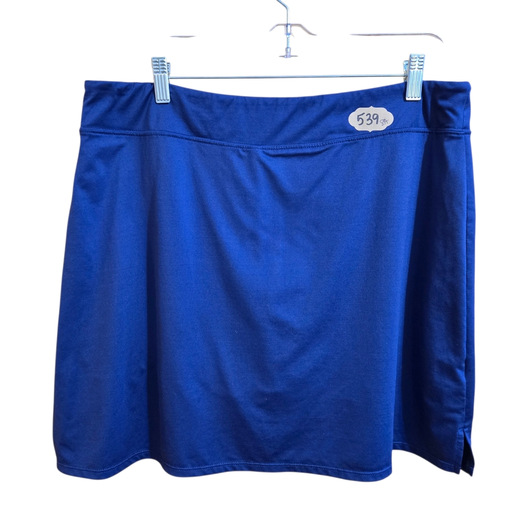 Tranquility by Colorado Clothing Vibrant Blue Mini Skirt SZ 2X‎